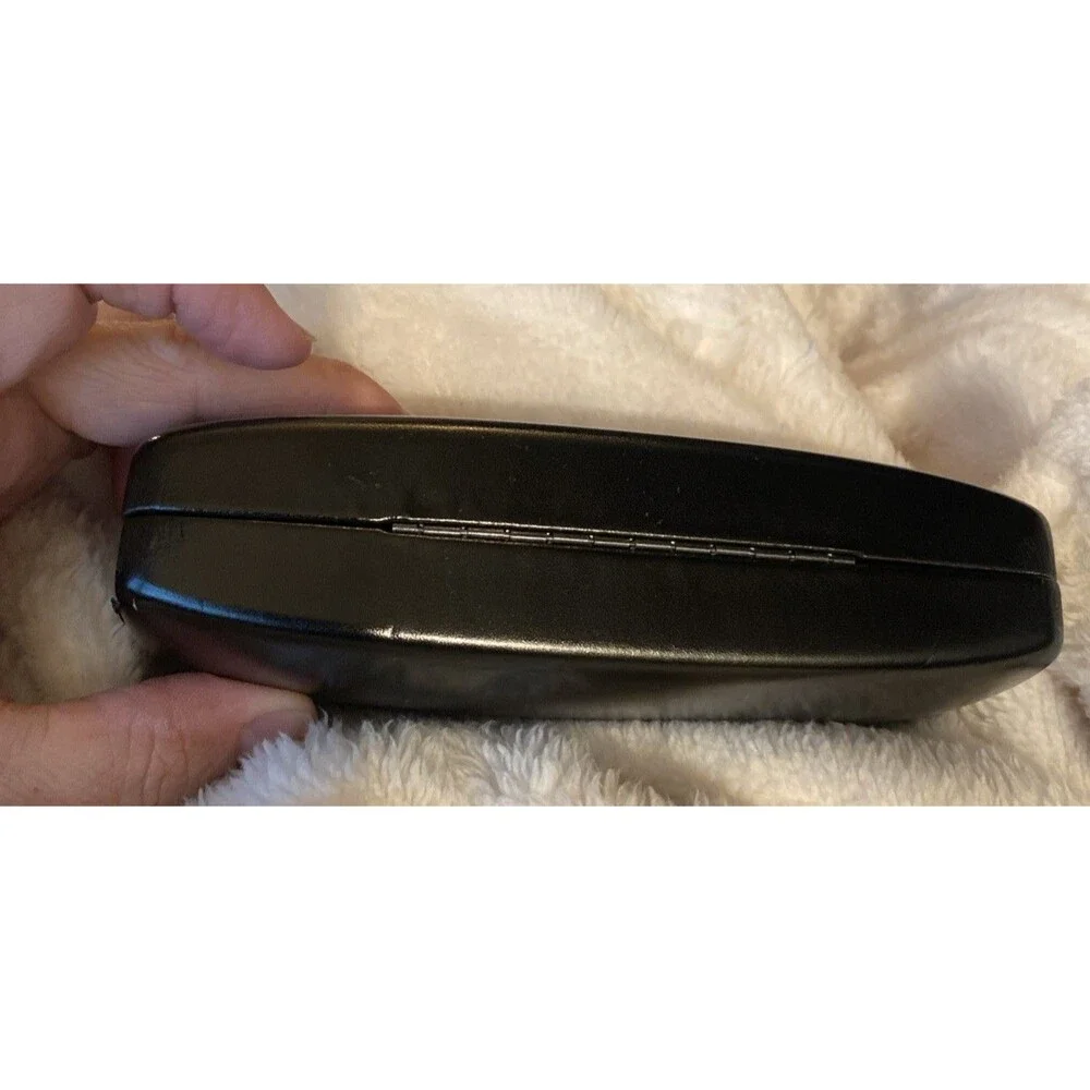 RALPH LAUREN Large Hard Shell Eyeglasses /Sunglasses Case Black